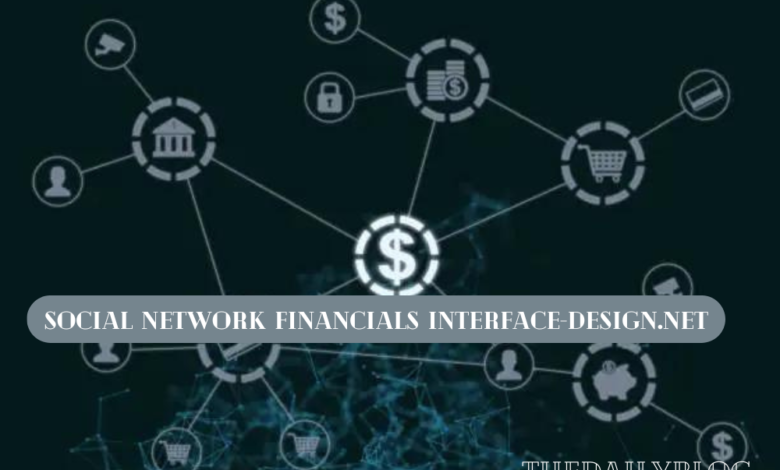 Social Network Financials Interface-Design.net