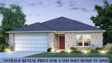 Average Rental Price for a 1143 sqft Home in 72450