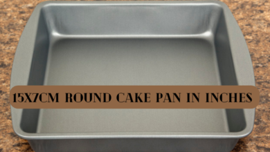 15x7cm Round Cake Pan in Inches