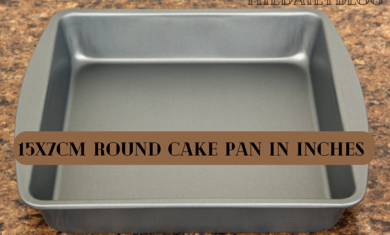 15x7cm Round Cake Pan in Inches