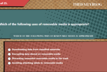 Which of the Following Uses of Removable Media Is Appropriate